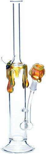 SCIENTIFIC LAB 13-749 - WP STR W/ GLASS BEE & DRIPPING GLASS 10" HONEY LEMON DROP MALE 10MM