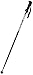 WSD Ski Poles, Aluminum Black/Silver Alpine, Adult
