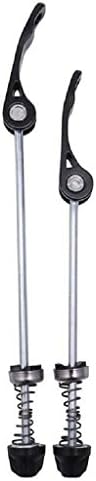 Elat Park Road Mountain Bicycle MTB Wheel Hub Front and Rear QR Quick Release Skewers Clip Lever Axle 145/185mm, Pair