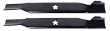(2) USA Mower Blades Hi Lift fit AYP Husqvarna Poulan 532138497, 38