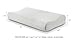 Low Profile Memory Foam Contour Pillow, Soft Bed Pillow for Neck Pain Relief, Ergonomic Neck and Cervical Support Pillow by WeNerya, Standard, White