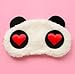 Bestsupplier Lovely Panda Face Sleep Masks Eye Mask Sleeping Blindfold Nap Cover 3pcs