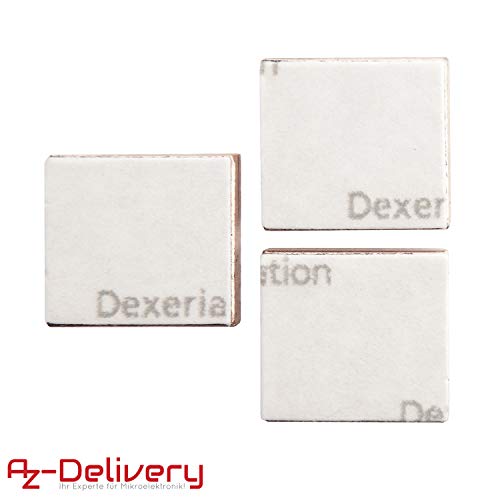 AZDelivery-Disipadores-pasivos-de-cobre-Set-de-3-para-Raspberry-Pi-3-con-eBook-incluido