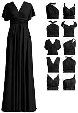 one size fits all convertible dress Amazon.com: 72styles Knee Length Short Infinity Dresses Bridesmaid Dresses  Midi Convertible Transformer Multiway Twist Wrap Dresses Gown Black :  Clothing, Shoes & Jewelry