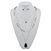 BOCAR New Fashion 3 Layer Jewelry Set Long Chain Pendant Bead Necklace Earring for Women