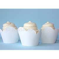 Cupcake Wrapper - White Cloud Cupcake Wrappers - Cloud Cupcake Wrappers - Cupcakes - Cupcake Wrapper - 12 ct
