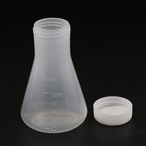 Homyl 6 Pcs Plastic Flask Conical Flask for Laboratory Students Kids Educational Learning Toys 50ml 100ml 250ml - Thumbnail 5