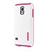 Incipio DualPro Shine Case for Samsung Galaxy S5 - Retail Packaging - White/Pink