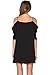 J&Design Women Chiffon Cut Out Cold Shoulder Spaghetti Strap Mini Dress Top