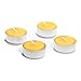 Bluecorn 100% Pure Beeswax Tealight Candles in Metal Cups | Natural Beeswax Candles, Handcrafted in Colorado | Long Burn (4-5 Hours) | Soy, Paraffin, & Fragrance Free, Bulk 24-Pack