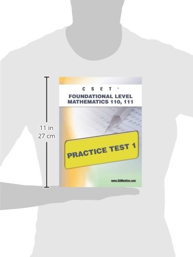 Cset Foundational Level Mathematics 110 111 Practice Test 1 - 