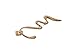 Bundle Monster 6pc Punk Style Ear Wrap Charm Ear Cuff Earring Stud Fashion Accessory for Pierced + Non Pierced Ears - Set 1