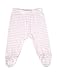 Woolino Baby Footed Romper Pants, 100% Merino Wool Baby Pants, Newborn Pants with Footies for Infant Boy & Girl, 6-12m, Blush