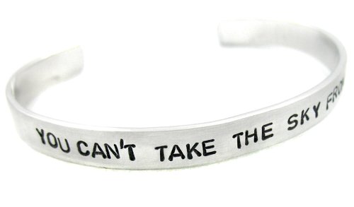 FoxwiseYou Can't Take the Sky From Me - Hand Stamped Firefly Inspired Bracelet, a Original