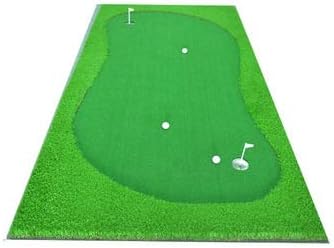 YADSHENG Golf Greens Indoor Golf Putting Green Practice Golf Practice Training Aid Equipment Game | Foldable Golf Mat for Home and Office Use Putting Mats (Color : Green, Size : 120x300CM)