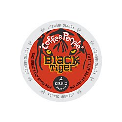 Coffee People Black Tiger KCups 24ct Dark