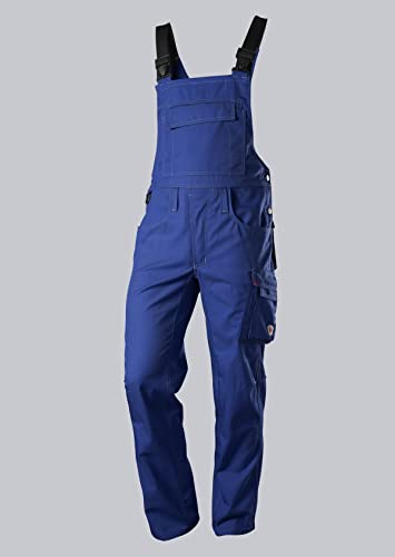 BP 1798 720 - Salopette da uomo in cotone rinforzato, taglia 60s, colore: Blu oltremare