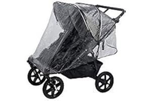 Valco Baby Raincover for Snap Duo Trend, Neo Twin and Duo X Double Strollers