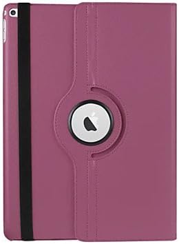 PU Leather Case Funda 360 Degree Rotation Flip Cover Cases For iPad Pro 12.9'' With Stand Function ( Color : Purple )