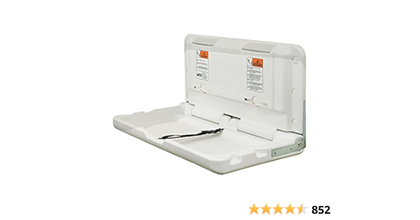 wall mounted changing table