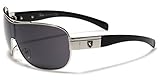 Oversized Premium Quality Shield Lens Aviator Sunglasses
