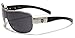 Oversized Premium Quality Shield Lens Aviator Sunglasses