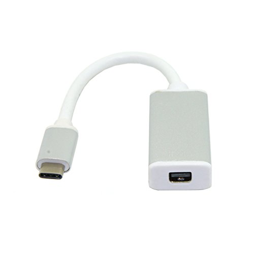Click Here to See More Images Cablecc USB-C USB 3.1 Type C to Mini DisplayPort DP 1080p HDTV Adapter Cable with Silver Case for 2015 New 12 Inch Macbook