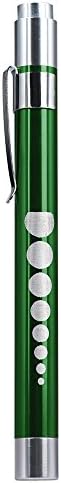 Zaidern Super Bright LED Flashlight High Lumens Medical First Aid LED Mini Portable Pockets Pen Light Flashlight Torch Doctor Nurse EMT Emergency (Green)