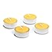 Bluecorn 100% Pure Beeswax Tealight Candles in Metal Cups | Natural Beeswax Candles, Handmade in Colorado | Long Burn (4-5 Hours) | Soy, Paraffin, & Fragrance Free, Bulk 48-Pack