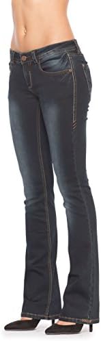 Rubberband Stretch Women's Bootcut Jeans (Brooke/Blackberry) - Size 30 (11/12)
