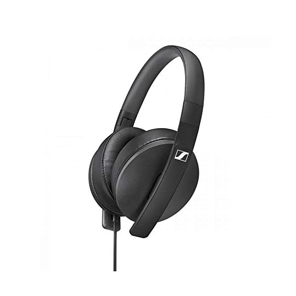 Sennheiser HD 300 Around-Ear Lightweight Foldable Headphones - Black