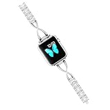 JOINREY Stainless Steel Band Compatible for Apple Watch Band 38mm 40mm Women Iwatch Series 4, Series 3 2 1 Accessories Metal Wristband X-Link Sport, Silver