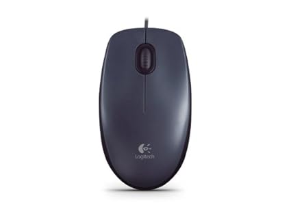 Logitech M90 Optische Maus schnurgebunden USB schwarz