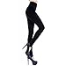 Weigou Women Leggings Stretch Warm Winter Pants Slim Thick Elastic Trousers (Free, Black)