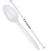 Netko Plastic Spoons Disposable Teaspoons Medium Weight 1000 Pack