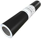 Styletech 498 Matte Black Permanent Adhesive Vinyl Roll 12" by 15 FEET-for Signs, Scrapbooking, Cricut, Silhouette Cameo, Craft, Die Cutters