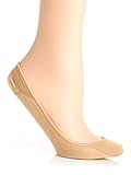 HUE Microfiber Cushioned Shoe Liner, S/M, Cream