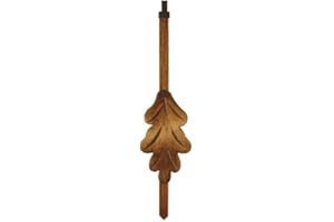 August Schwer Cuckoo Clock Pendulum Hand Carved