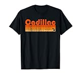Retro 80s Style Cadillac  MI T-Shirt