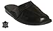 Mens House Slippers | Finest Leather | 28 (12) Black
