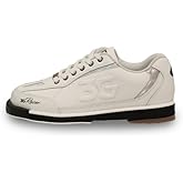 900 Global 3G Men's Racer Right Hand Bowling Shoes - White/Holo (9, White/Holo)