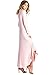 12 Ami Curved Hem V-Neck Long Sleeve Maxi Dress (S-XXXL) - Made in USA