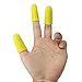 FOLAI Silicone Finger Protectors 12 Pack Hot Glue Gun Caps for Hot Glue Wax Rosin Resin Honey Adhesives Scrapbooking Sewing in 3 Sizes (Blue)