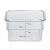 Cambro 2SFSCW135 (2 Pack) Food Storage Square Container, 2 Quart