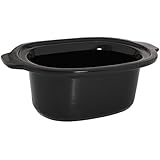All-Clad Oval Replacement Ceramic Insert for Slow Cooker - Black