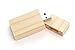 10 16GB Flash Drive - Bulk Pack - USB 2.0 Wooden Birch Stick Design - 16 GB Flash Drive