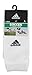 adidas Men's Metro III Soccer Sock (White/Black, Large: Men's Shoe Size 9-13, Women's Shoe Size 10-12+)