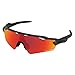 Tintart Performance Lenses Compatible with Oakley Radar EV Path Polarized Etched-Fire Red