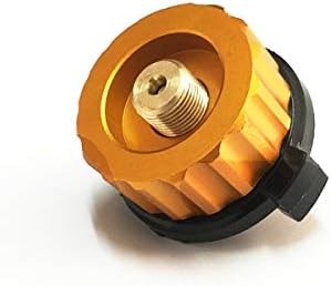 ToomLight Camping Stove Adapter Camp Propane Tank Connector Auto-Off Gas Cartridge Split Type Butane Gas Burner Stove Gas Bottle Convert