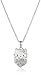 Hello Kitty Girls April Crystal Birthstone Heart Pendant Necklace, 18